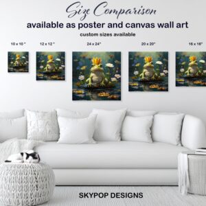 Frog King Art