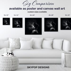 Neural Network Silhouette Art