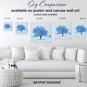 Blue Tree Art
