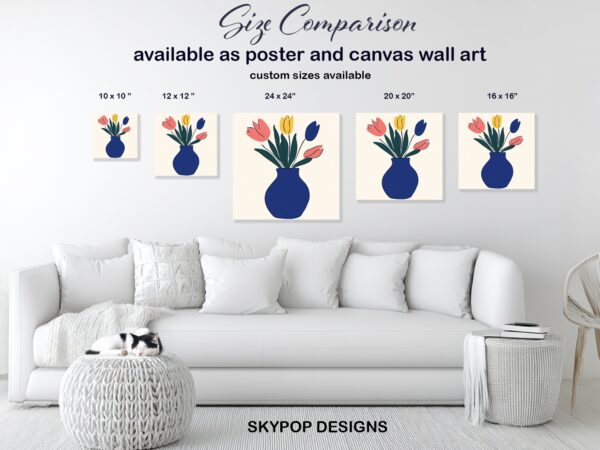 Tulip Bouquet Art