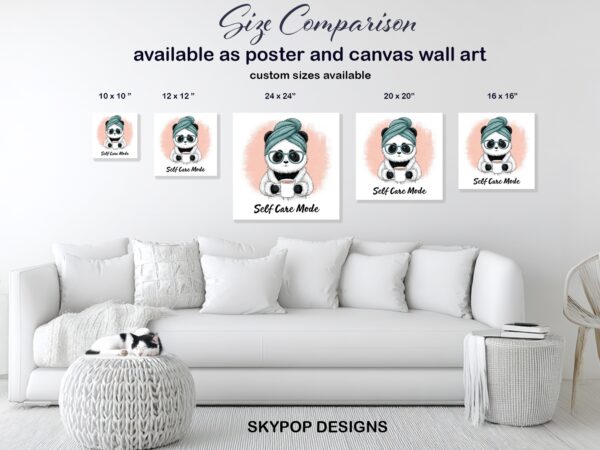 Panda Coffee Break Art