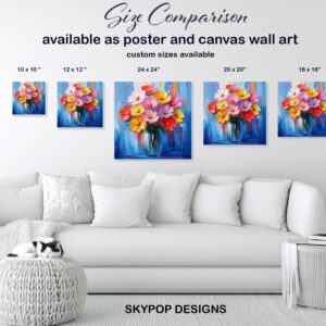 Vibrant Flower Bouquet Art