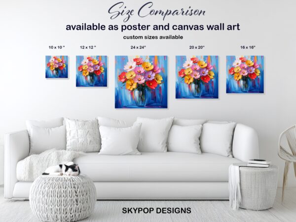 Vibrant Flower Bouquet Art