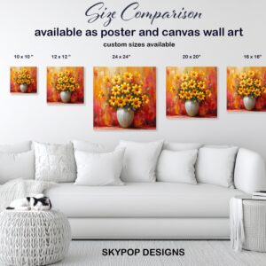 Sunburst Bouquet Art