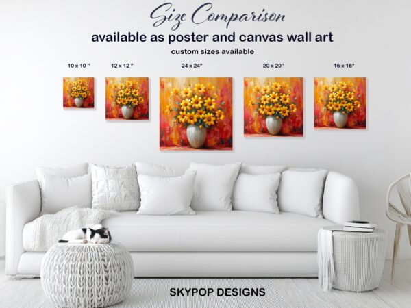 Sunburst Bouquet Art