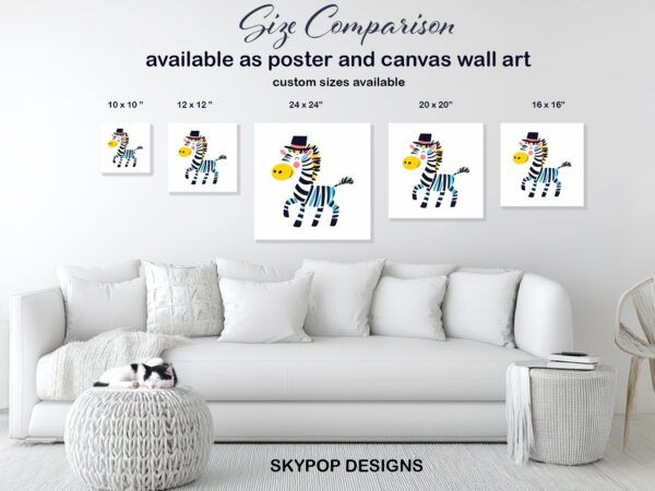 Zebra Hat Art