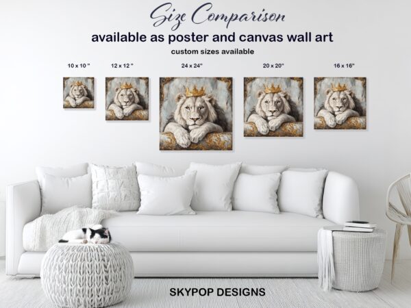 Lion Crown Art