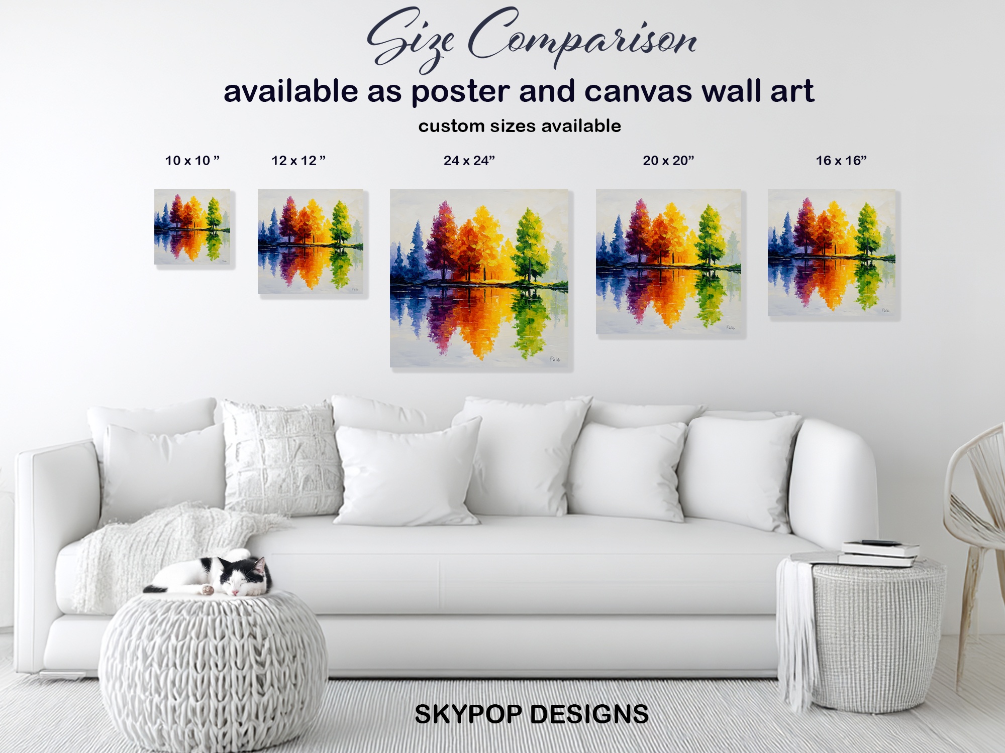 7.jpg Rainbow Forest Reflection Art
