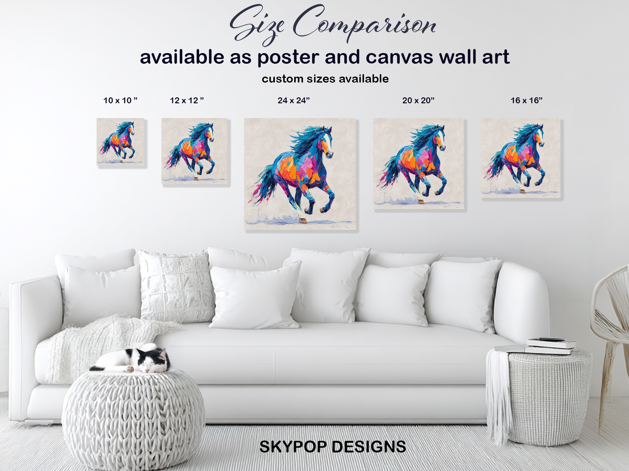 7.jpg Colorful Horse Art