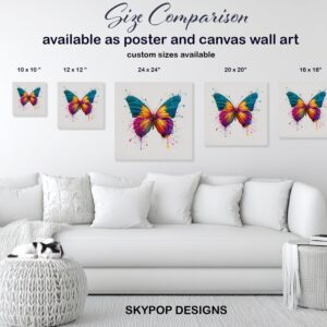 Colorful Butterfly Art