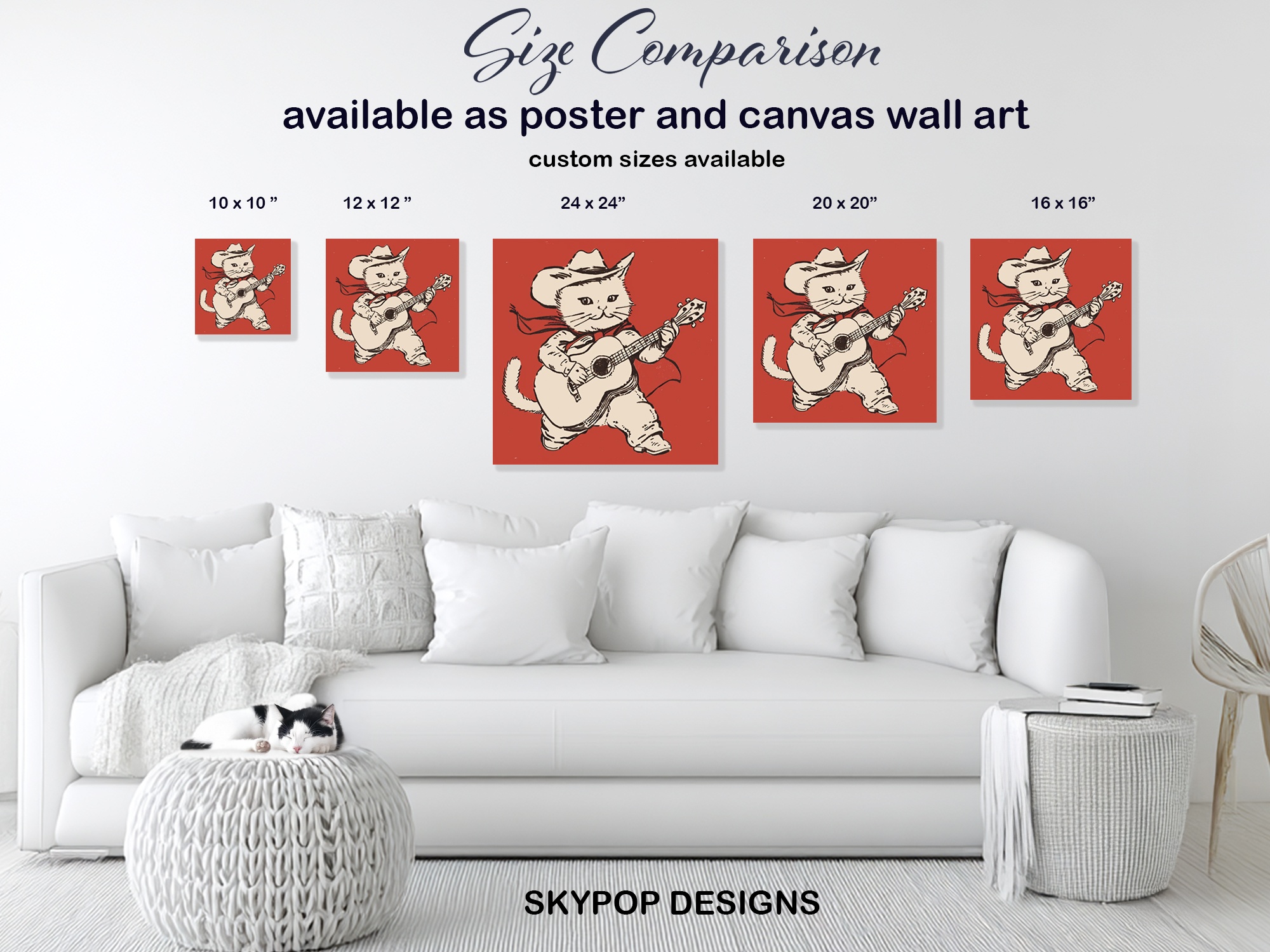7.jpg Cowboy Cat Art