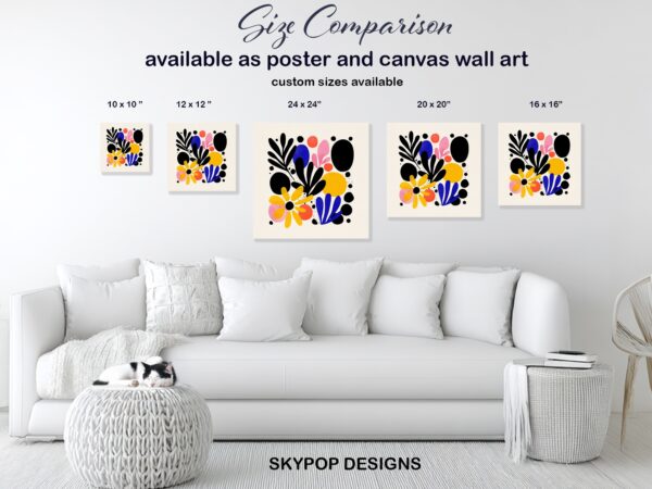 Colorful Shapes Abstract Art