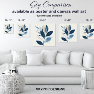 Blue Leaf Art