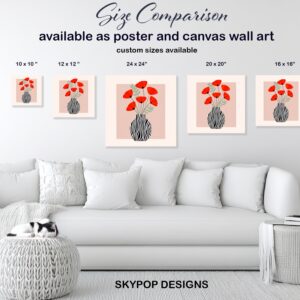 Poppy Vase Art