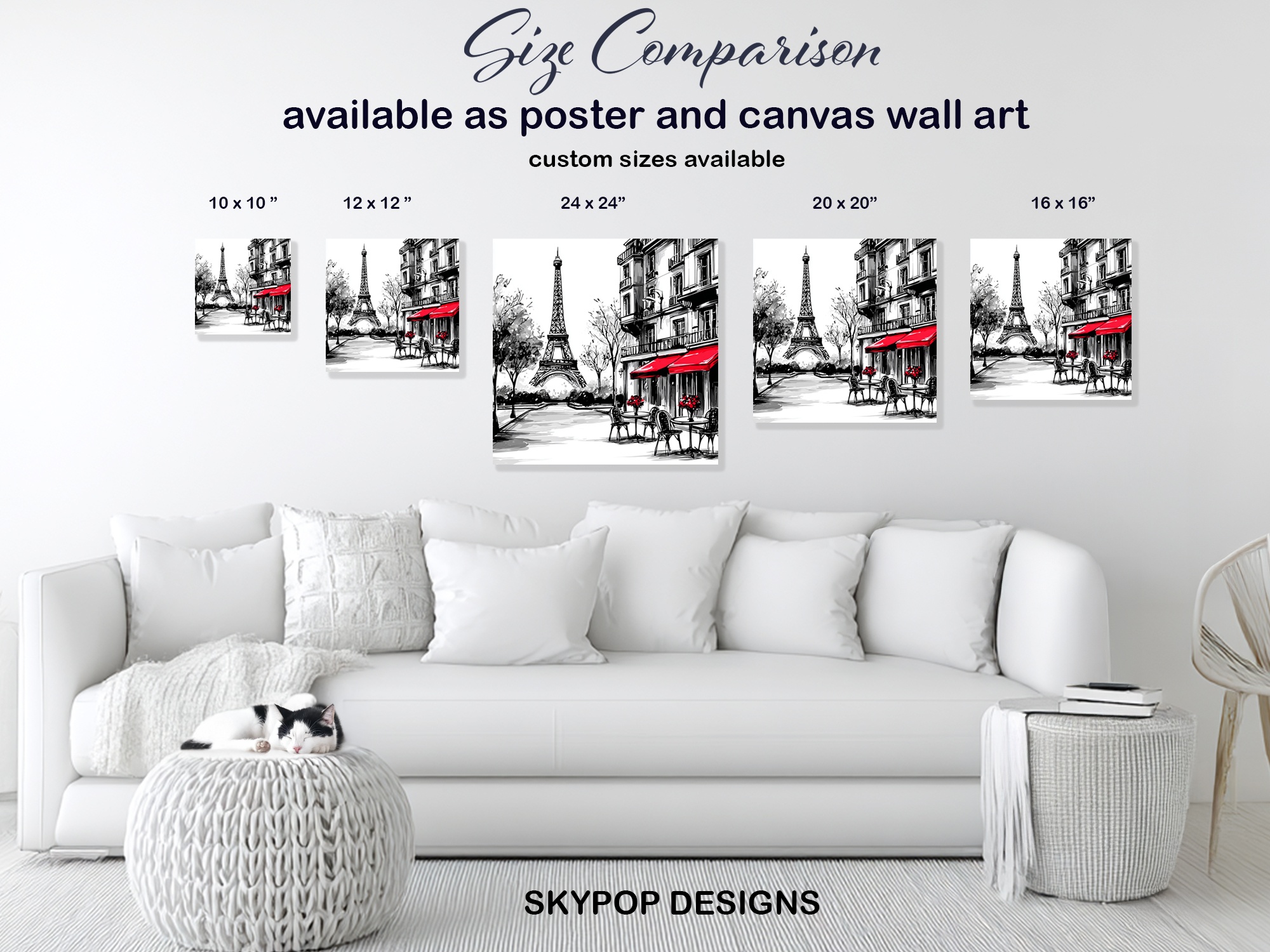 7.jpg Parisian Cafe Eiffel Tower Art