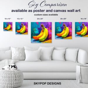 Vibrant Banana Art