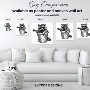 Raccoon Art