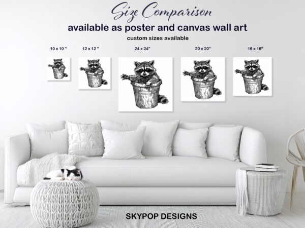 Raccoon Art