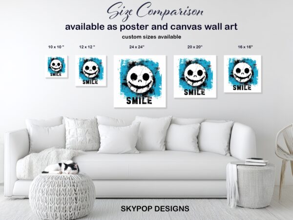 Grunge Smiley Face Art