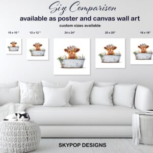 Highland Cow Art