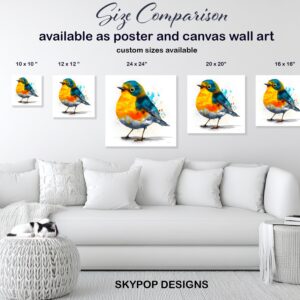 Colorful Bird Art