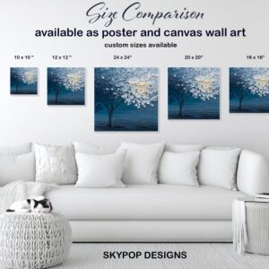 Blue Tree Art