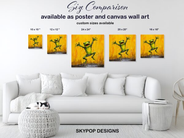 Jumping Frog Art