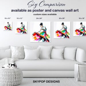 Colorful Dancer Art