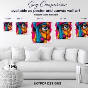 Vibrant Eyes Art