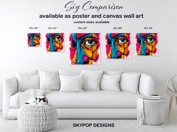 Vibrant Eyes Art