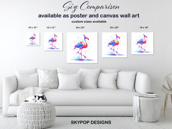 Flamingo Party Art