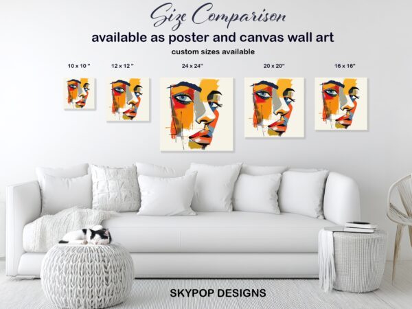 Vibrant Face Art