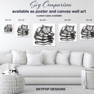 Cat Nap Book Art