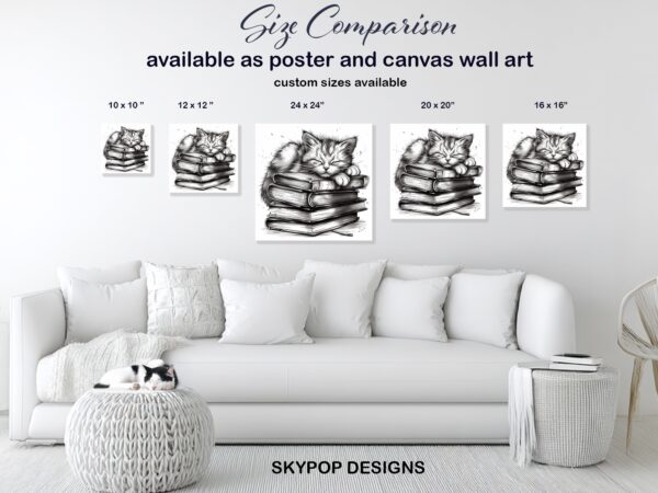 Cat Nap Book Art
