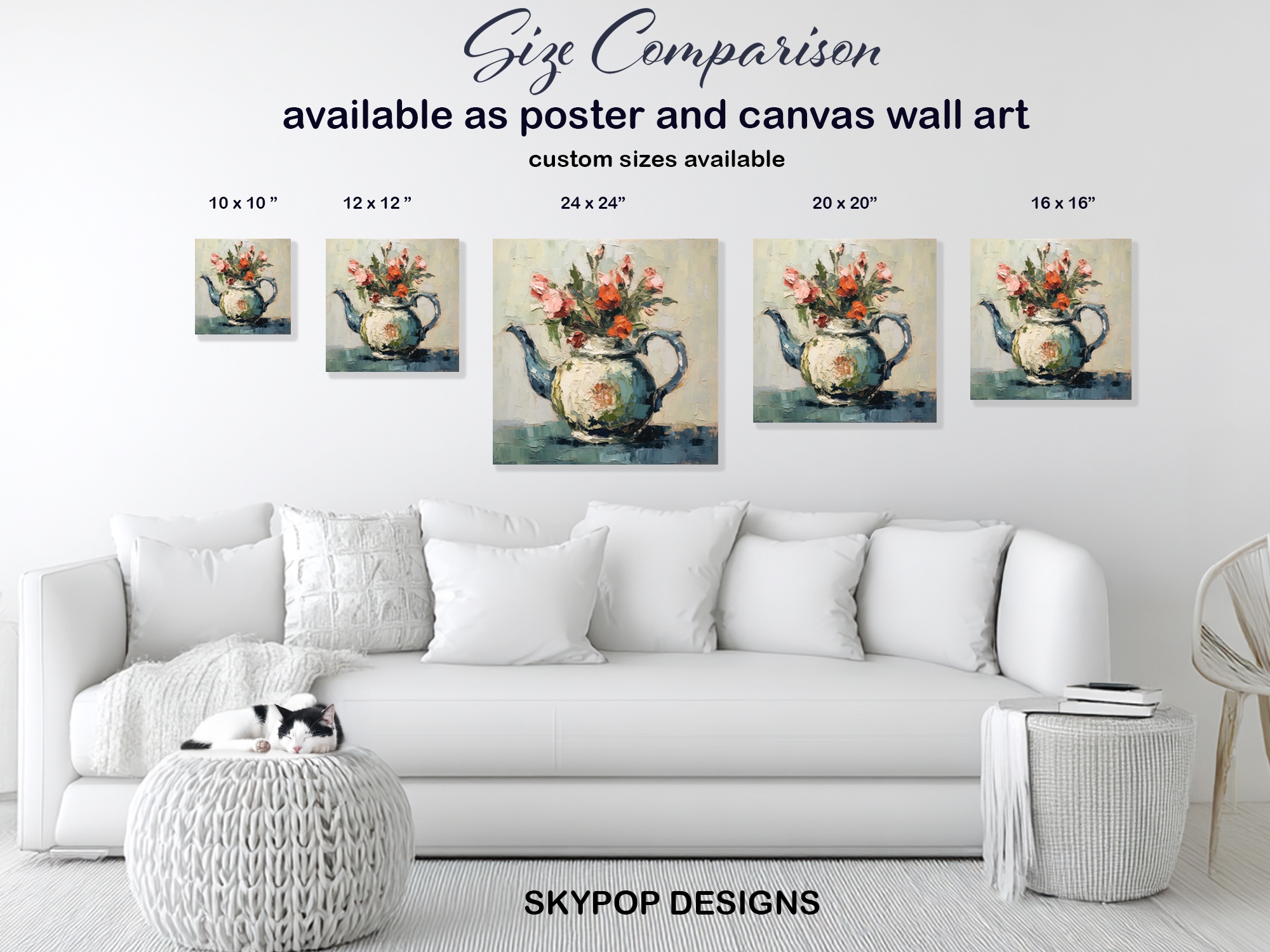 7.jpg Rose Bouquet Teapot Art