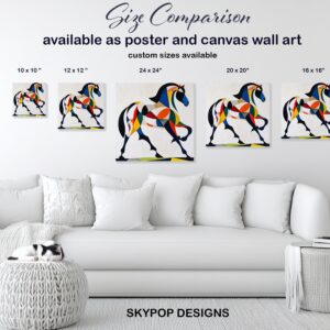 Colorful Horse Art