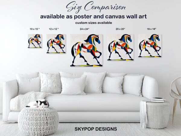 Colorful Horse Art