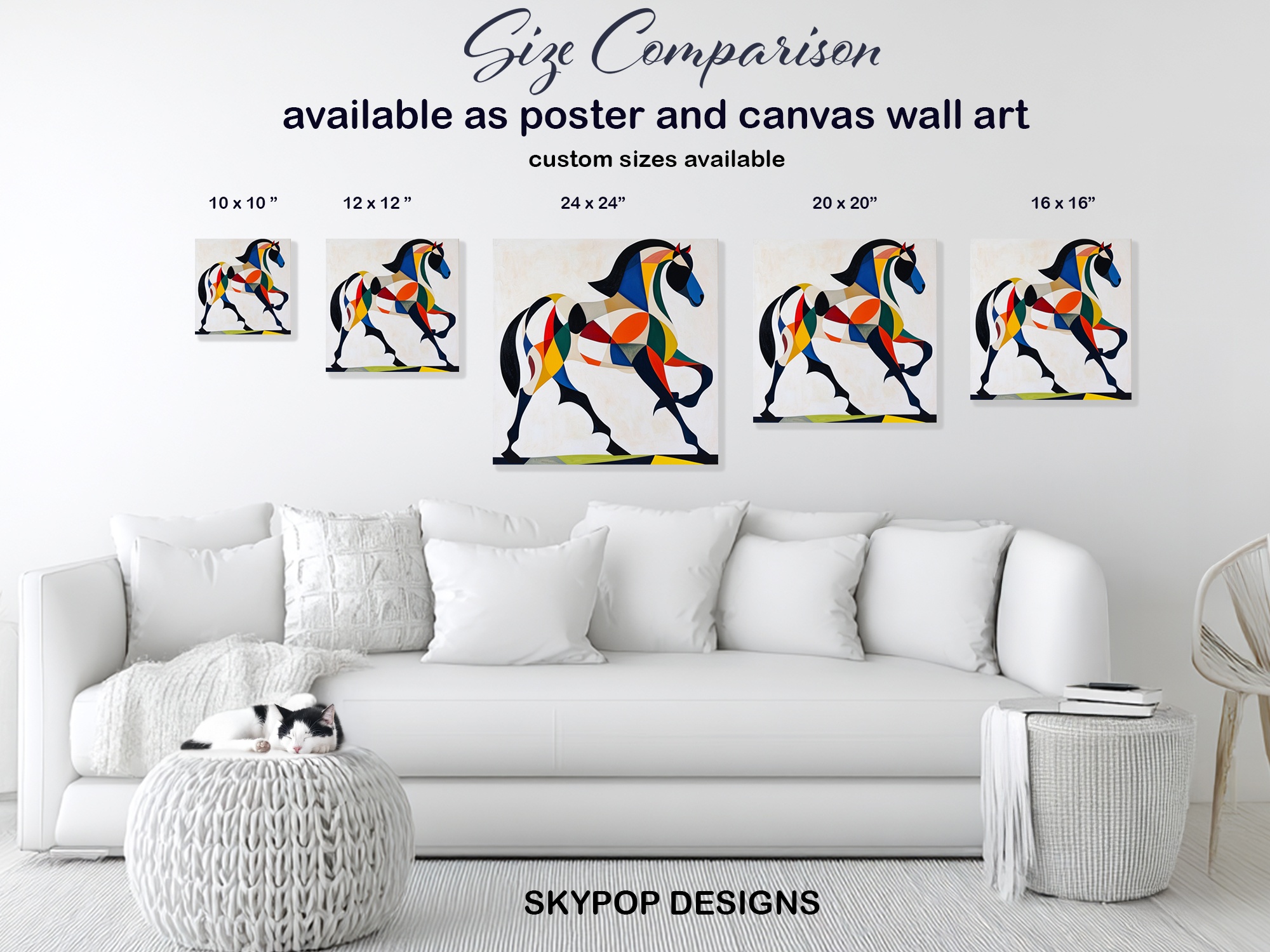 7.jpg Colorful Horse Art