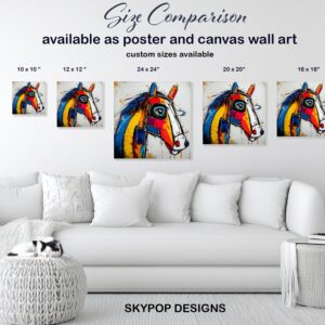 Colorful Horse Art