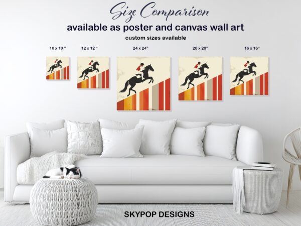 Horse Jump Chart Art