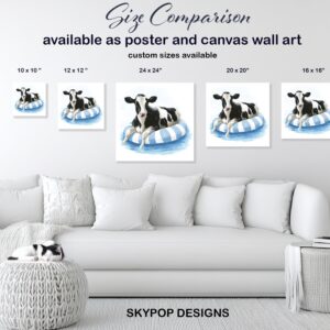 Cow Pool Float Art