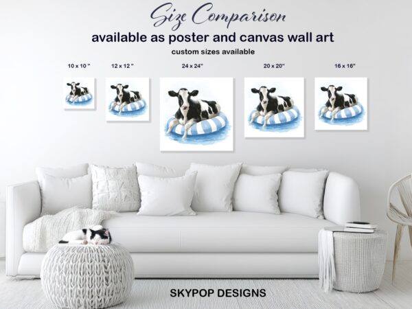 Cow Pool Float Art