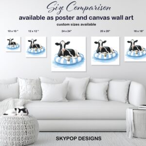 Cow Pool Float Art
