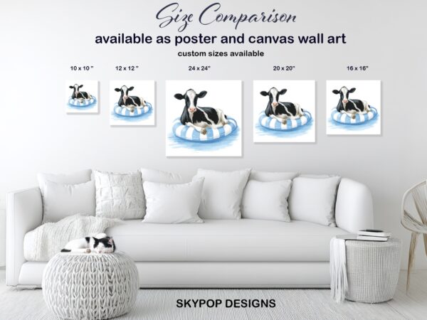 Cow Pool Float Art