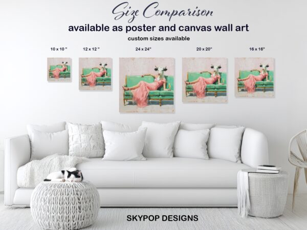Glamorous Cow Art