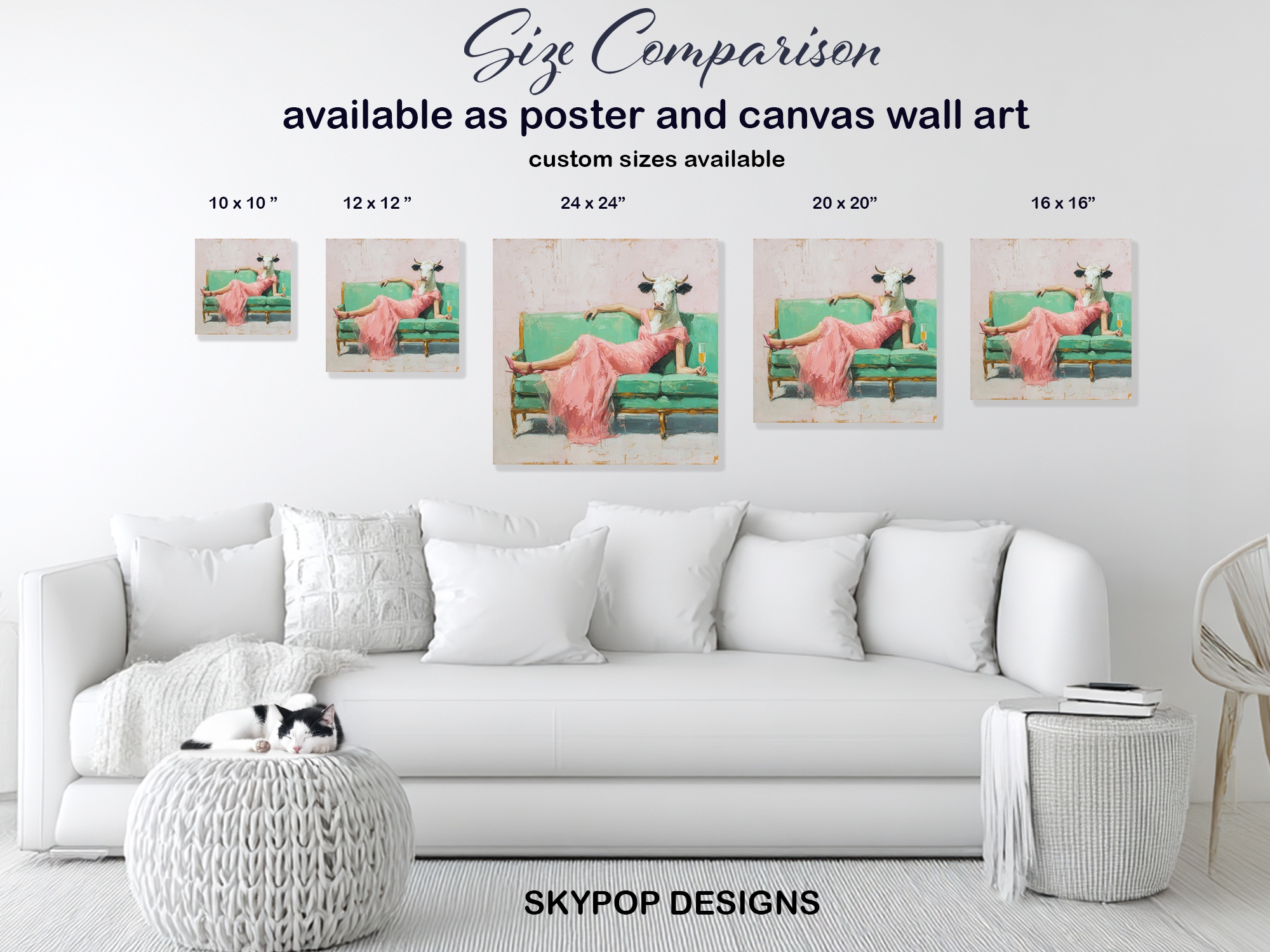 7.jpg Glamorous Cow Art