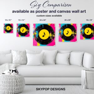 Vinyl Record Music Note Art