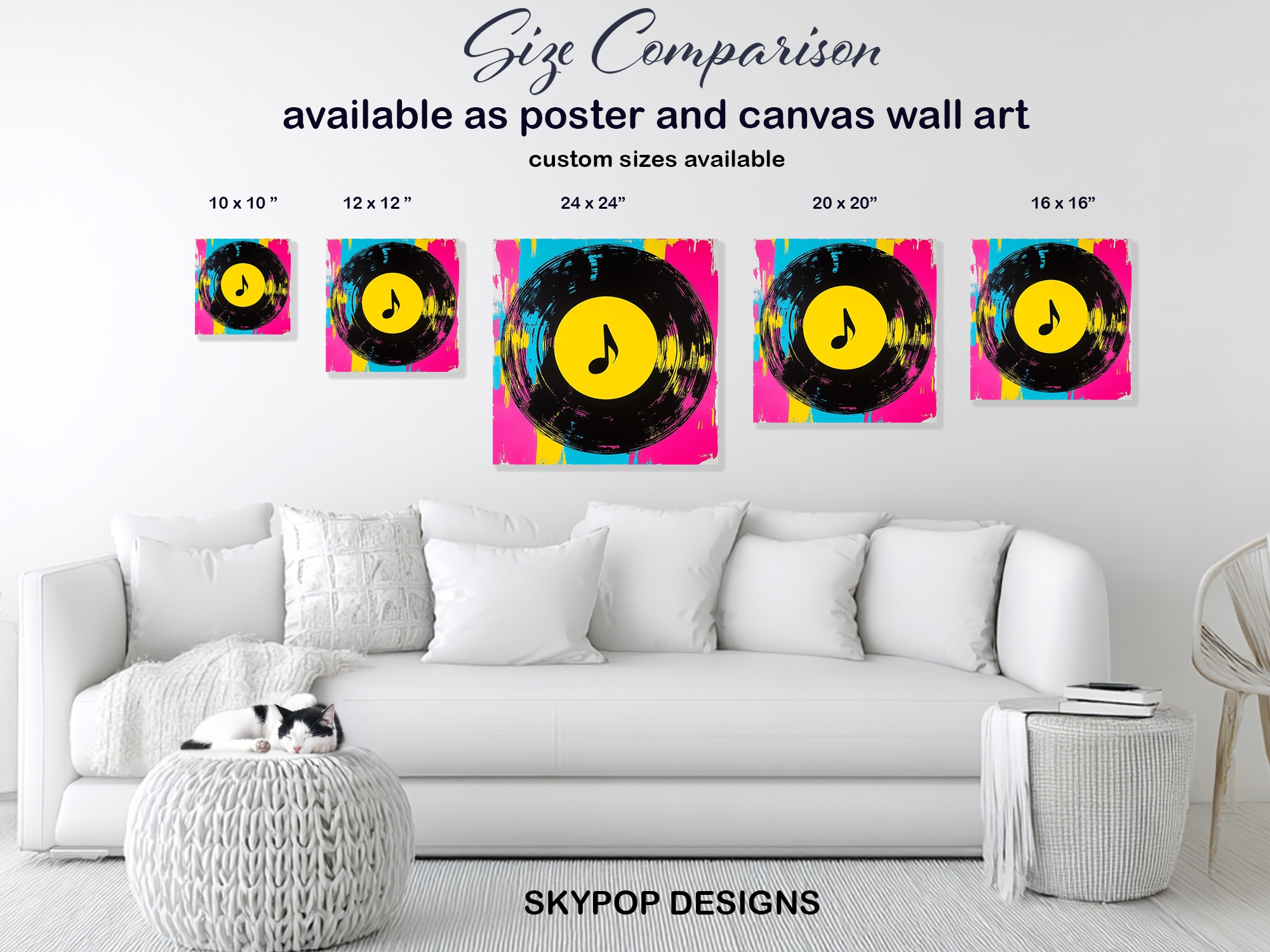 7.jpg Vinyl Record Music Note Art