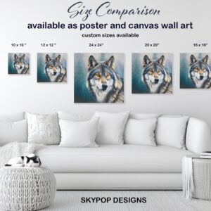 Wolf Portrait Art