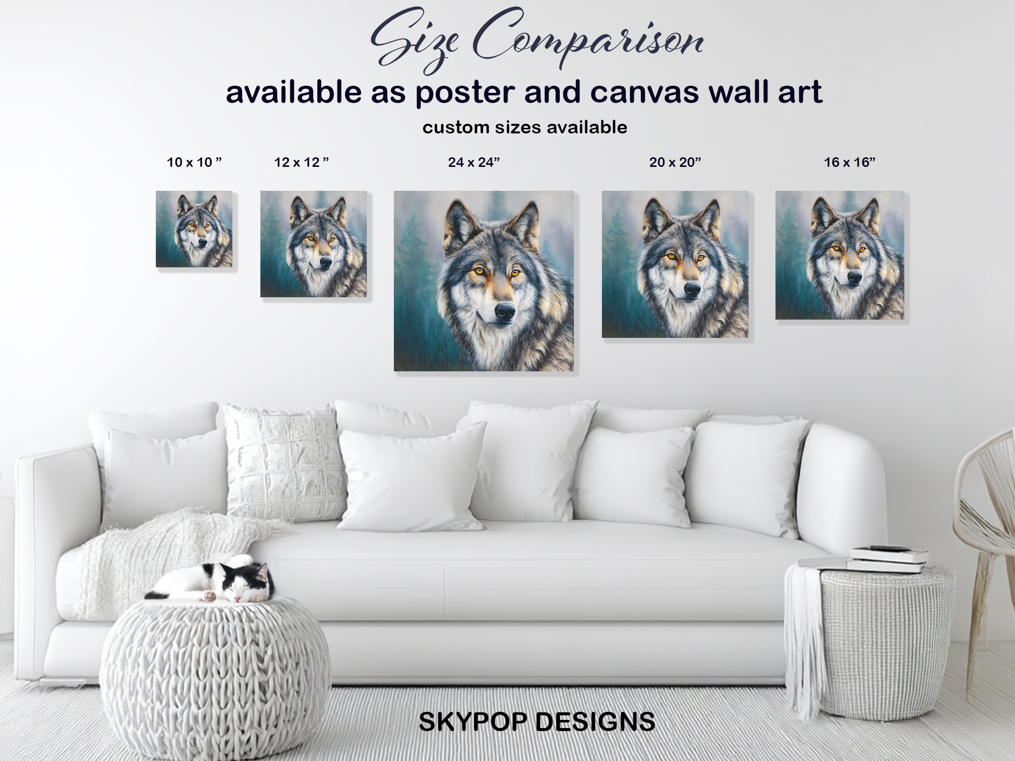 7.jpg Wolf Portrait Art